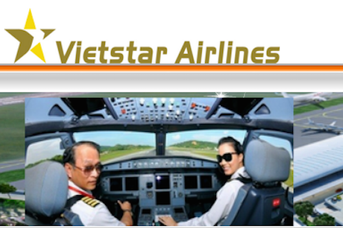 he lo chu cua hang hang khong moi vietstar airlines