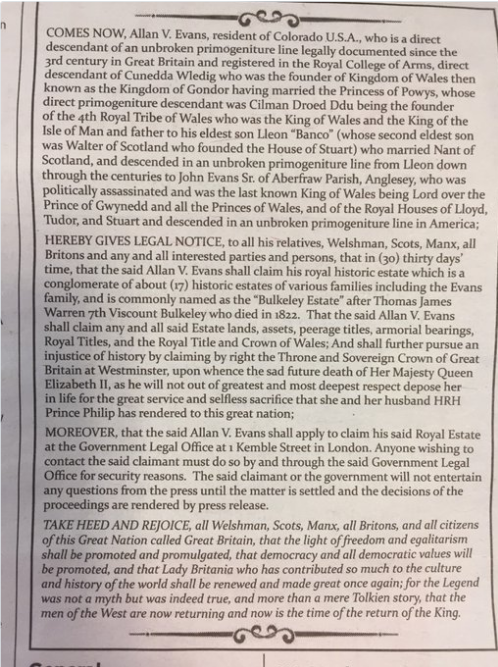 chuyen la co that mot nguoi my dang doi quyen thua ke tu nu hoang anh elizabeth ii