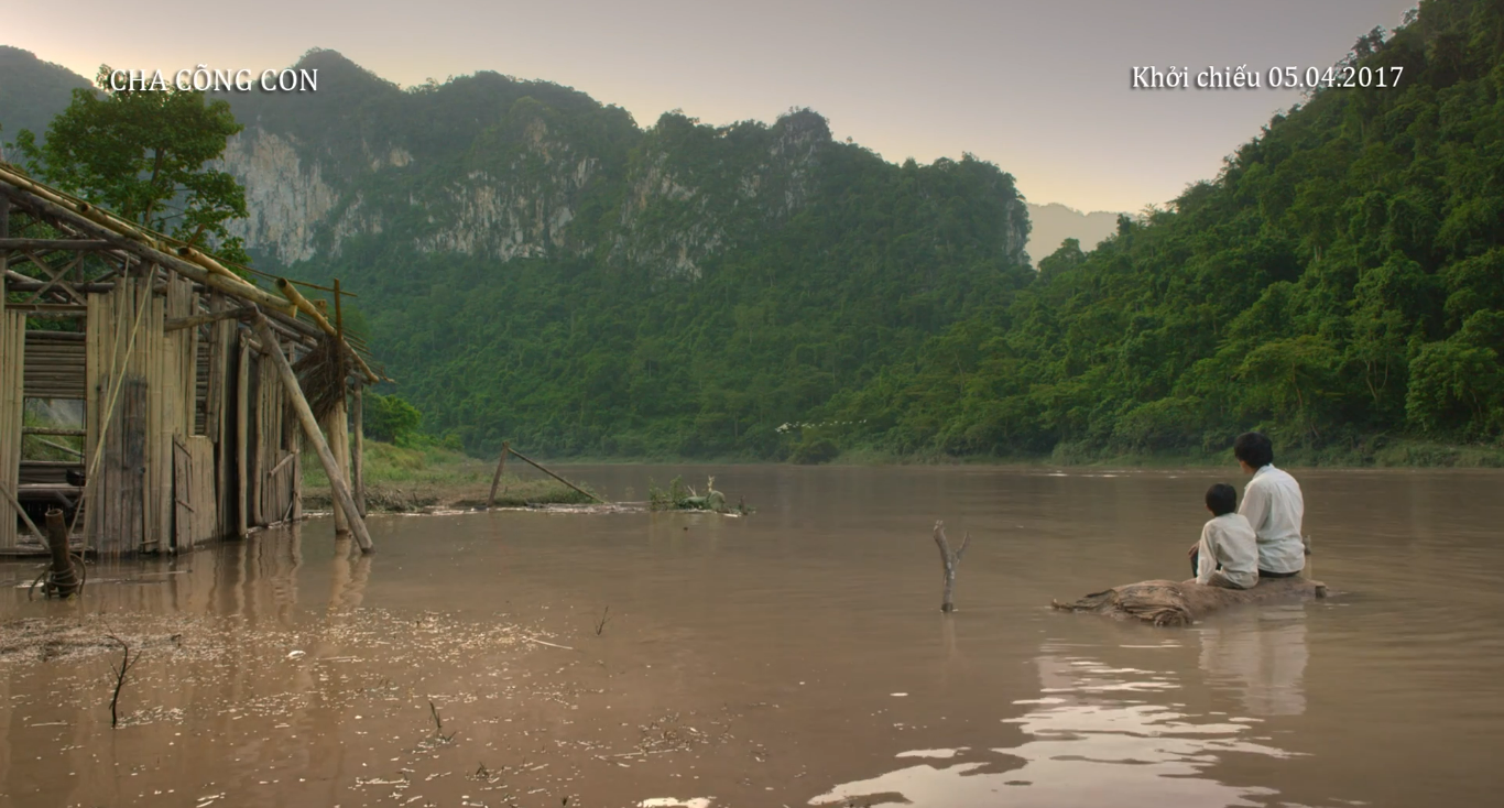 buc tranh ha giang tuyet dep trong phim cha cong con