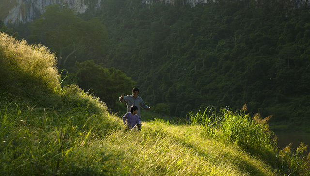 buc tranh ha giang tuyet dep trong phim cha cong con