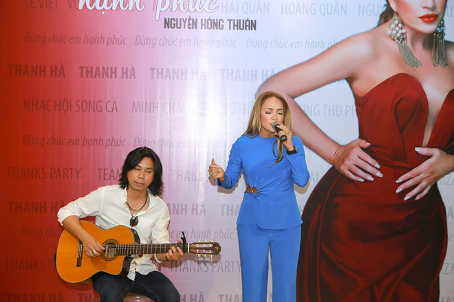 ca si thanh ha rot nuoc mat vi duoc to chuc sinh nhat som