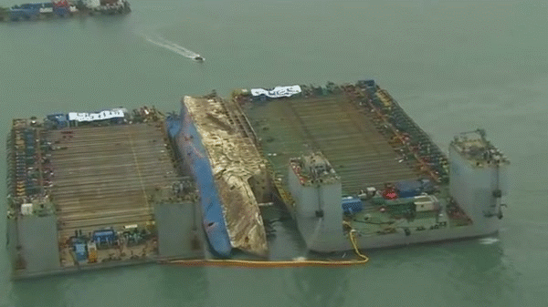 chum anh lanh nguoi voi hinh anh pha sewol gi set nghiem trong sau 3 nam chim sau duoi day dai duong