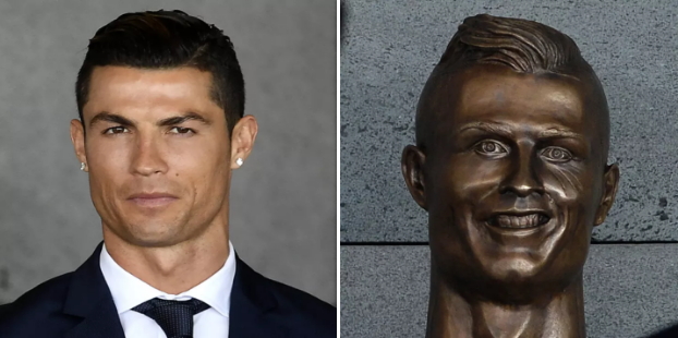 cristiano ronaldo khoc thet voi buc tuong vinh danh minh tai que nha