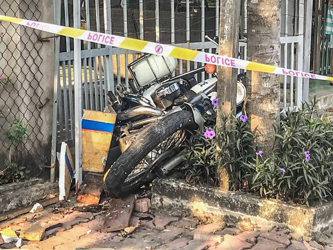 vu chien si csgt bi o to cho thuoc la lau tong vang xuong duong 2 tai xe duong tinh voi ma tuy
