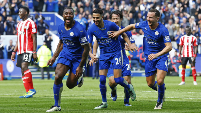 wes morgan toa sang leicester danh bai southampton 1 0