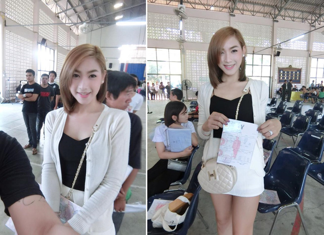 ve dep kho cuong cua nhung bong hong chuyen gioi trong dot tuyen nghia vu quan su thai lan