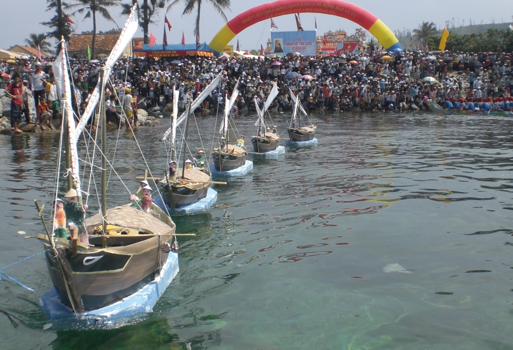 dac sac le khao le the linh hoang sa o dao ly son