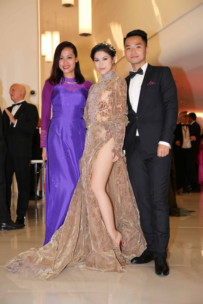 ngoc thanh tam mac goi cam do sac cung dan sao hollywood tai cannes 2017
