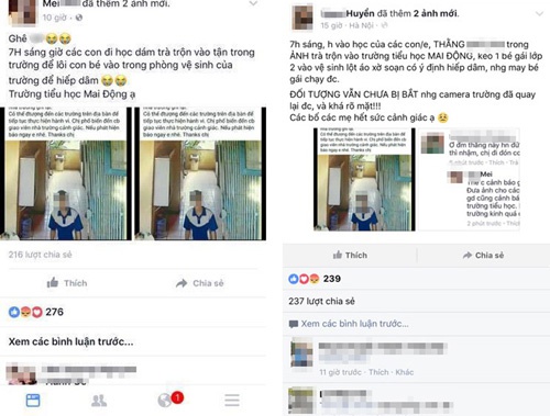 nha truong bac bo thong tin thanh nien la mat xam hai hoc sinh o nha ve sinh truong tieu hoc