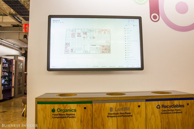 ben trong van phong lam viec dep nin tho cua facebook tai new york