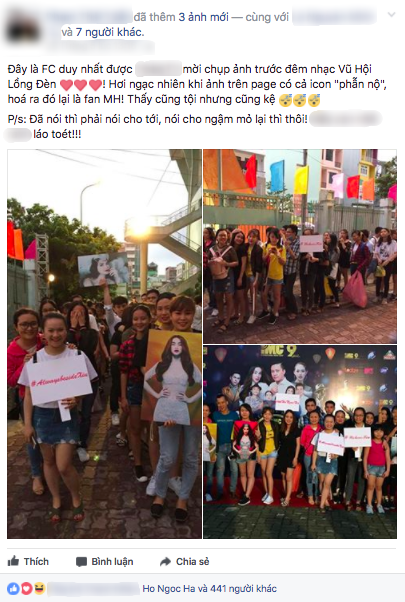ho ngoc ha bi soi am tham like chia se da deu fan minh hang