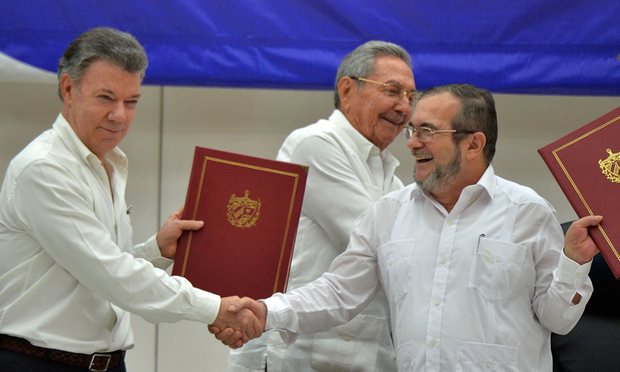 colombia va farc dat thoa thuan cham dut xung dot suot 5 thap ky