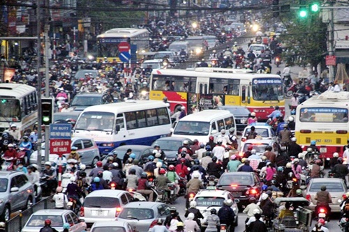ha noi se cam xe cu nat len lo trinh cam xe may