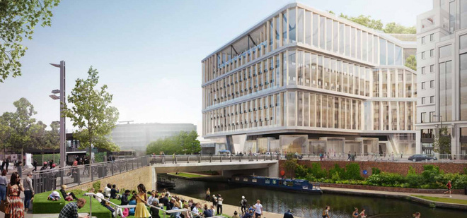 google lai khien nhan vien van phong tren toan the gioi ghen ti khi tiet lo hinh anh van phong moi dep nhu mo tai london