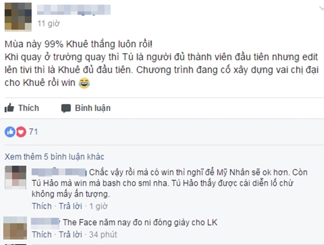 e kip minh tu to ban to chuc the face viet cat ghep uu ai lan khue