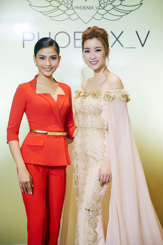 hoa hau my linh sang campuchia de ung ho vu thu phuong
