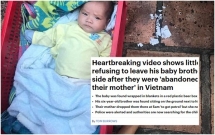 bao anh dang tai cau chuyen cau be viet nhat quyet o ben em 2 thang tuoi sau khi bi me bo roi