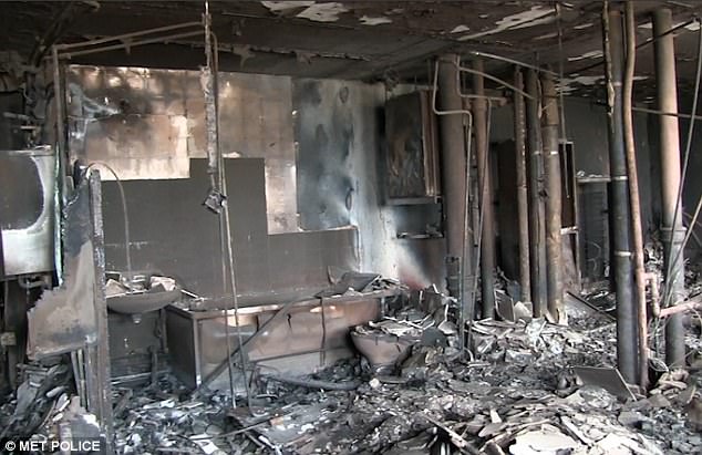 video cac vat dung ben trong toa thap o london deu bi thieu rui bien dang khong the nhan ra