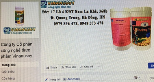 light food vinanusoy bi thu hoi 35 loai san pham