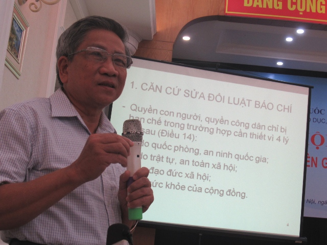 sua luat de cu the hoa quy dinh ve quyen tu do ngon luan tu do bao chi