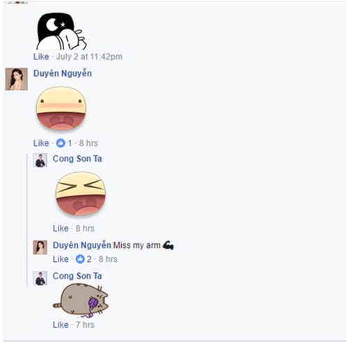 lo tin nhan yeu thuong cua hoa hau ky duyen danh cho ban trai dai gia