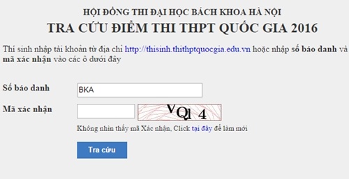 dai hoc bach khoa ha noi cong bo diem thi thpt quoc gia