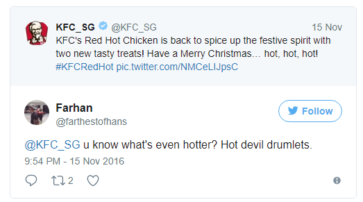 thanh nien tweet 1 nam lien cho kfc de doi may mieng ga ran va cai ket co hau ngoai suc tuong tuong