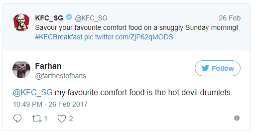 thanh nien tweet 1 nam lien cho kfc de doi may mieng ga ran va cai ket co hau ngoai suc tuong tuong