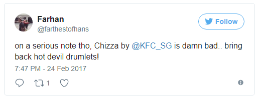 thanh nien tweet 1 nam lien cho kfc de doi may mieng ga ran va cai ket co hau ngoai suc tuong tuong