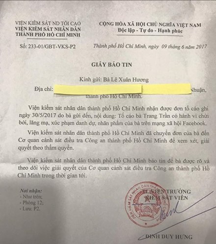 luat su cua hoa hau phuong nga xac nhan bao ve cho nghe si xuan huong trong vu kien trang tran