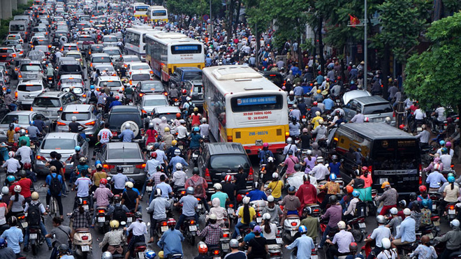 ha noi se cam xe may tai cac quan noi thanh tu nam 2030