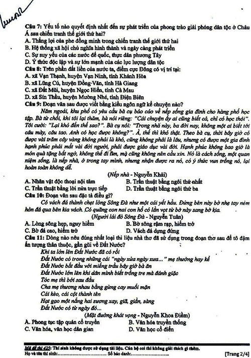 de thi nang khieu bao chi nam 2017 cua hoc vien bao chi