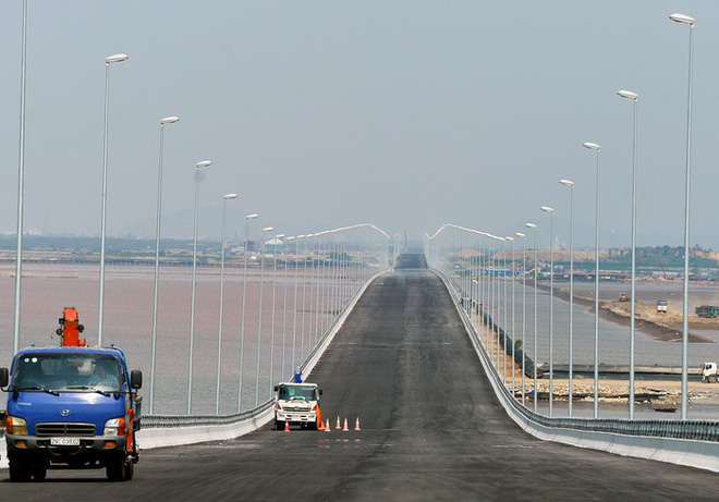 sai sot o cau vuot bien dai nhat vn lanh dao bo gtvt se xuong hai phong truc tiep kiem tra