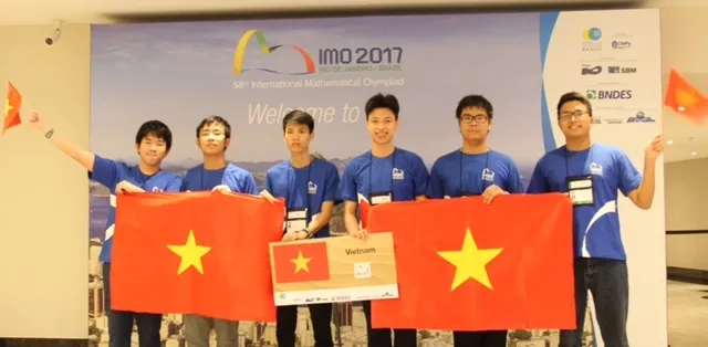 doi tuyen quoc gia viet nam dung thu ba tai ky thi olympic toan quoc te 2017