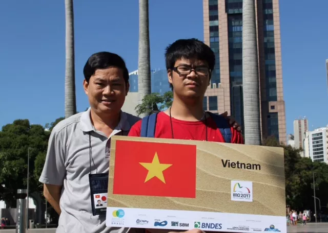 doi tuyen quoc gia viet nam dung thu ba tai ky thi olympic toan quoc te 2017