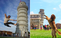 16 kieu chup anh song ao sang tao voi thap nghieng pisa