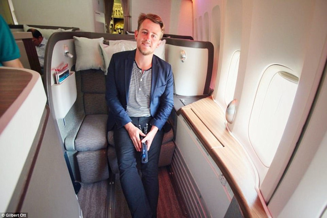 tiet lo cua chuyen gia di may bay sang chanh bi quyet de luc nao cung duoc ngoi khoang hang sang