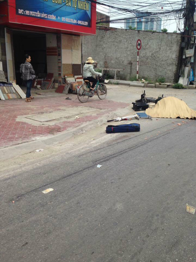 nghe si duong pho 82 tuoi o hai phong bi xe container tong tu vong