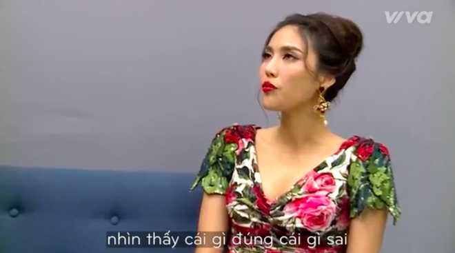 hoang thuy cung hong khi bi lan khue mang thang mat