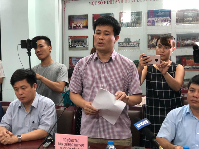 hop bao vu nghi van diem thi o lang son chi co 8 bai thi van bi giam diem bai thi trac nghiem khong phat hien sai pham sau khi cham tham dinh