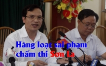 chua the ket luan bao nhieu bai thi bi sua diem o son la sai pham rat nghiem trong