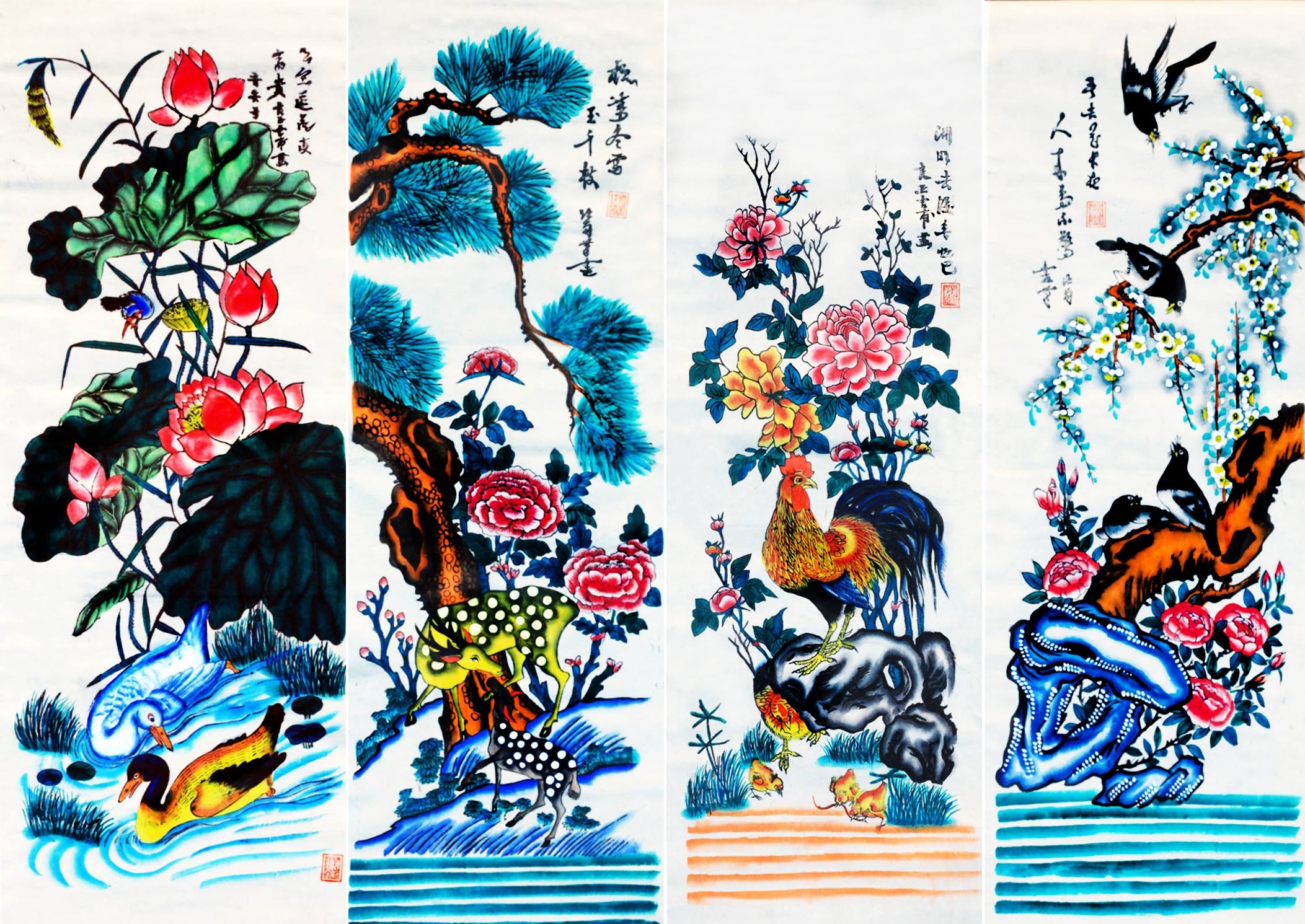 trien lam 12 dong tranh dan gian tieu bieu viet nam tiep noi nhung dam me