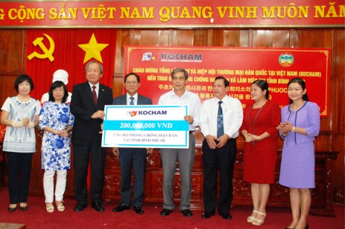 hiep hoi kocham han quoc ho tro nhan dan tinh binh phuoc khac phuc han han