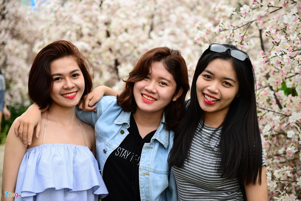 xuat hien vuon hoa anh dao thu hut gioi tre sai gon