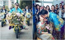 quen nhau tu thoi dai hoc cap doi ve truong cu to chuc hon le dam chat ngon tinh sau 6 nam yeu duong