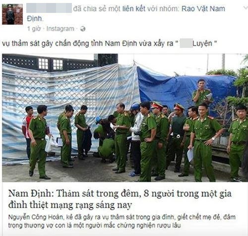trieu tap nguoi lay hinh anh tham sat binh phuoc de tung tin vu an 8 nguoi chet o nam dinh