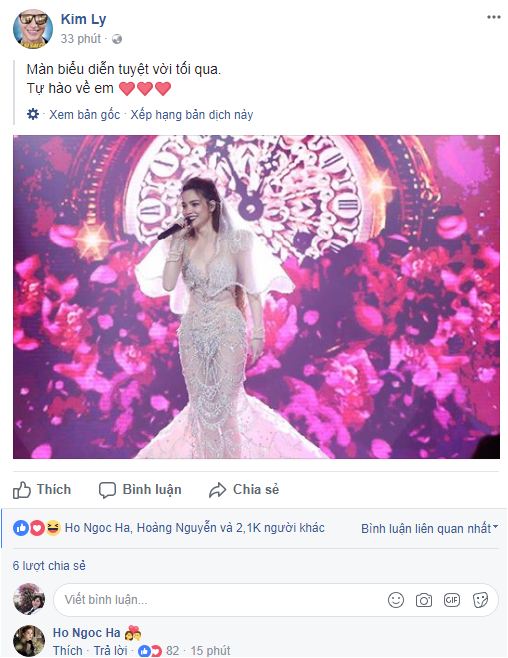 kim ly ho ngoc ha cong khai tinh tu tren trang ca nhan sau khi ngam thua nhan chuyen tinh cam