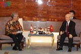 Tổng Bí thư tiếp đoàn đại biểu Hội Hữu nghị Indonesia - Việt Nam