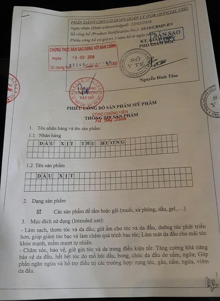 dau goi dong y thu huong thoi phong cong dung cua san pham lua doi nguoi tieu dung