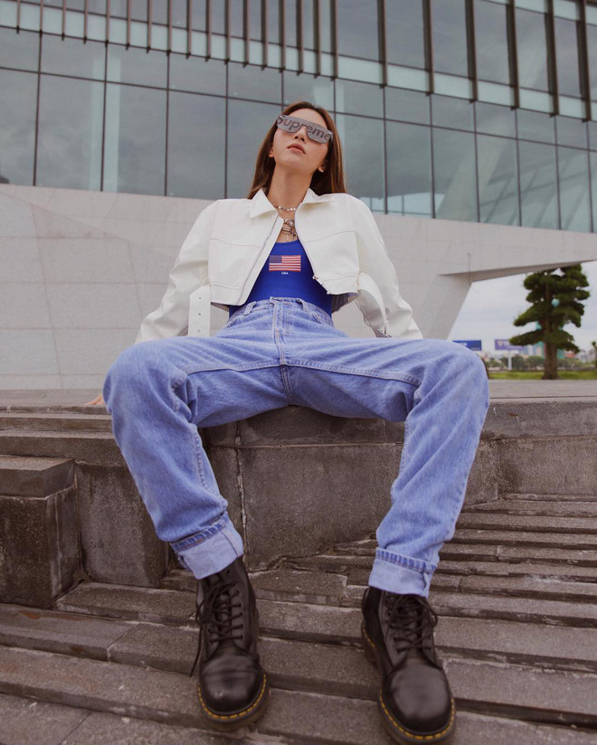 jolie nguyen choi troi mac ao mua giua troi nang khanh linh the face mac street style ma van sexy het nac